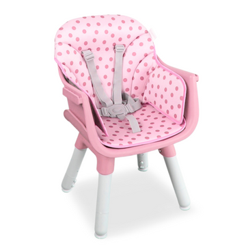 Silla Comedor Baby Desk 3 en 1 Rosado Bebesit